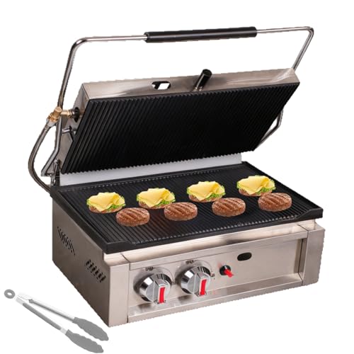 Profesjonalny Opiekacz Do Kanapek, Profesjonalny Grill Do Kanapek, Opiekacz Do Kanapek, Z Rowkowanym Grillem Kontaktowym Lub Grillem Chleb, Kanapki GasHeating