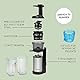 Panasonic MJ-L500S Slow Juicer / Entsafter / 2 Einsätze für Säfte & tiefgefrorene Zutaten / Frozen Joghurt / Silber