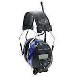 Rechargeable Ear Defenders with Bluetooth, FM/AM Digital Radio and Built-in Microphone, Protear Ear...