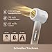 DREAME Hair Glory Combo Haartrockner,Trocknet schnell,110.000 Umdrehungen pro Minute,Luftstrom70m/s,Negat... Luftgeschwindigkeitsregelun... Diffusor,Geräuscharm,Weiß