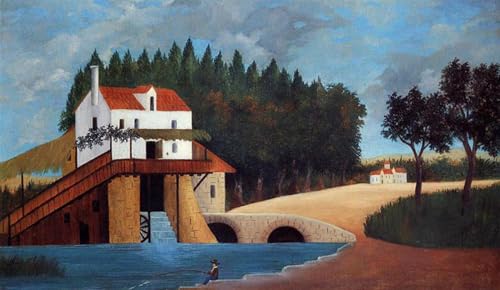 Henri Rousseau Peinture Sur Toile pour habiller un grand mur vide