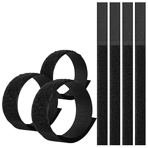 Bates- Cable Ties, 30 pcs (Black), 8", Cable Straps, Computer Cable Management, Cable Management, Ties for Cables, Cord Straps, Cable Organizers, Straps for Cables, Computer Cable Organizer, Cord Ties