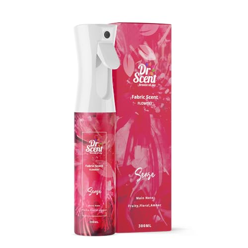 Dr Scent Breeze of Joy Fabric Spray Sense with Distinctive Notes Sweet Fruit Strong Floral hints and Ending with Bold Notes Amber (300ml)