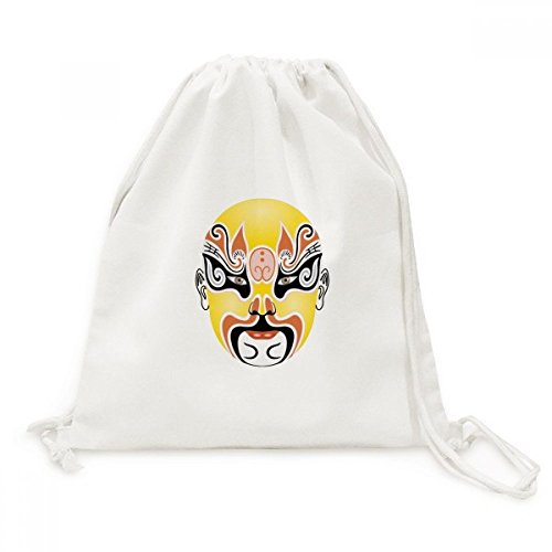 Sac à dos Toile Opéra de Pékin Masque Zhanwancheng aux finitions artistiques