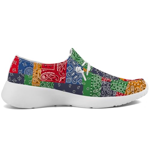 Quorax Loafers for Women Men Paisley Slip-on Sneakers Casual Shoes Gifts for Men Women4