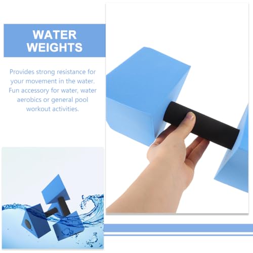 Set de mancuernas acuáticas para ejercicios en piscina miniatura 4