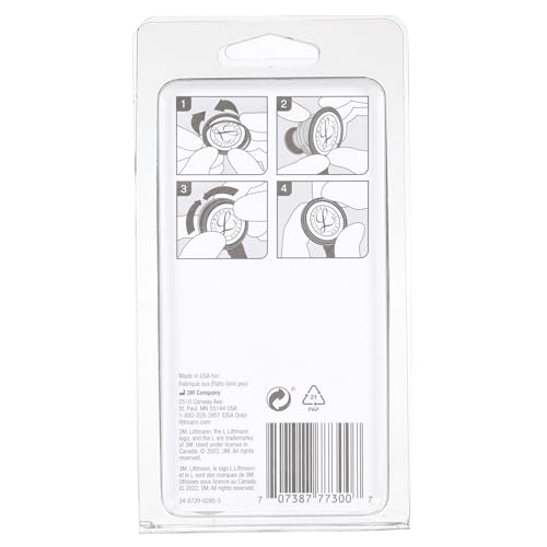 3M Littmann Stethoskop Ersatzteil-Set, Classic II Säugling Membran mit Ringen, 40013