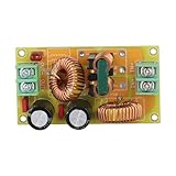 DC 50 V EMI-Filtermodul mit LC-Schaltungsdesign, 10 A/20 A Dual-Rated für Automobil- und rauschstarke DC-Systeme, FR4 PCB 42 x 77 mm
