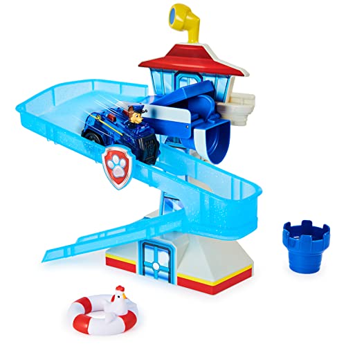 ¡Descubre el Juego de Baño Paw Patrol Adventure Bay, un emocionante juguete para niños de 3 años en adelante! ¡Rescata a Chickaletta y salva el día con Chase!