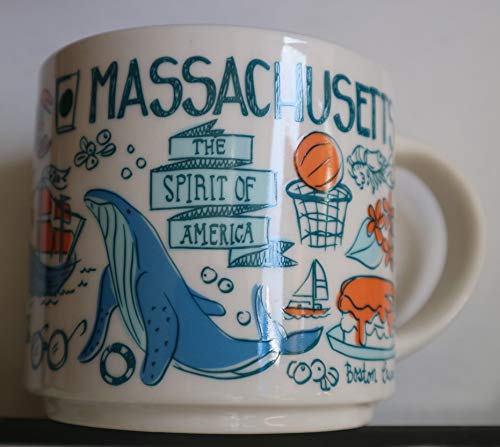 Taza Cerámica Starbucks Massachusetts 14 Oz