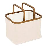 Vidal Regalos Revistero Madera y Poliester Blanco 40 cm