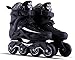 TongNS1 Rollschuhe-Erwachsene Outdoor schwarz professionelle Inline-Rollschuhe, Freestyle-Rollschuhe für Frauen und Jugendliche 40