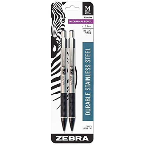 Zebra Pen M-301 Stainless Steel Mechanical Pencil Cover