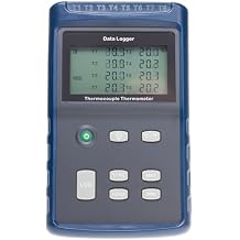 TECPEL DTM-T8 8 Channel Thermocouple Thermometer Multi-Type datalogger KJETRSNB