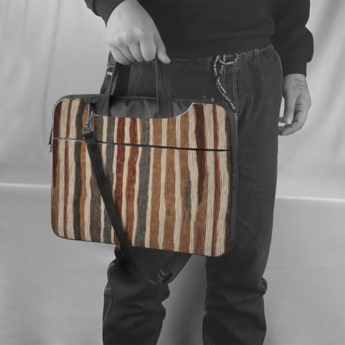 Sacoche ordinateur portable à rayures colorées pour le bureau - 2