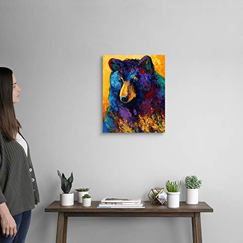 Bear Pause Canvas Wall Art Print, Bear Artwork #TOP1