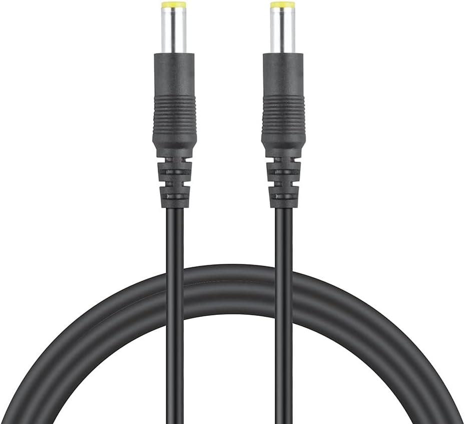 Cable de alimentación de extensión de CC Cable cargador para batería externa Anker a Acer ICONIA Tab W3-810 W3-810-1600 W3-810-1416 W3-810-1632 Win8 8.1 Tablet con pantalla táctil PC