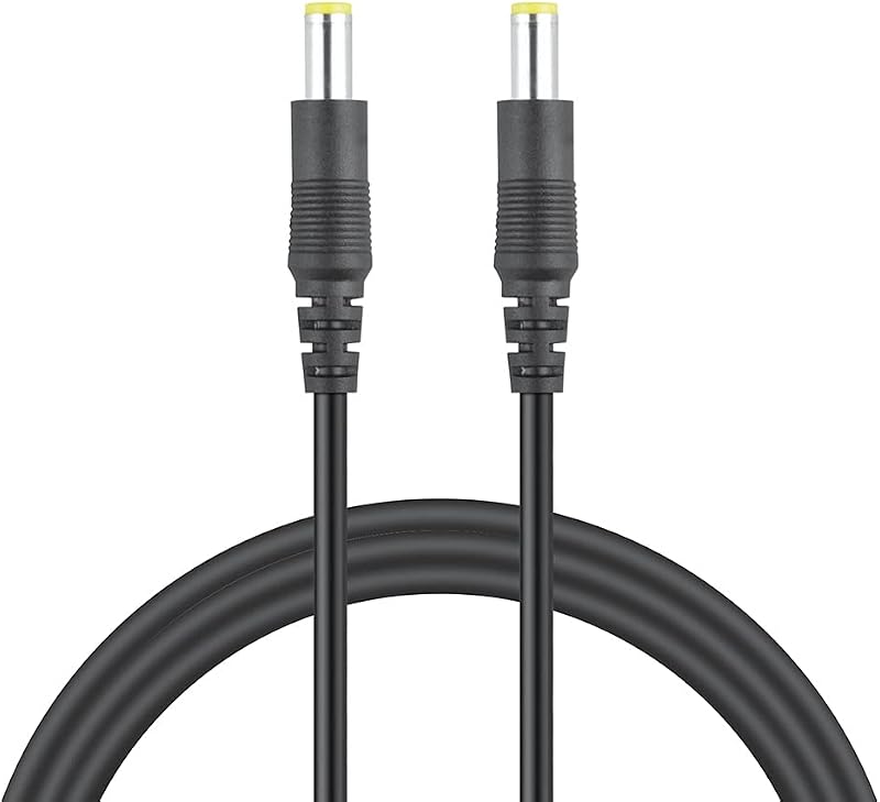 Cable de alimentación de extensión de CC Cable cargador para batería externa Anker a Acer ICONIA Tab W3-810 W3-810-1600 W3-810-1416 W3-810-1632 Win8 8.1 Tablet con pantalla táctil PC