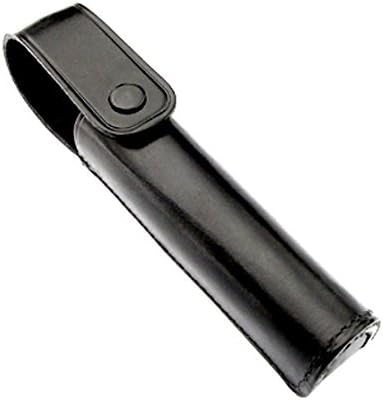 Tactical Light 3-cell 9-volt Plain Law Enforcement Black Leather Holster