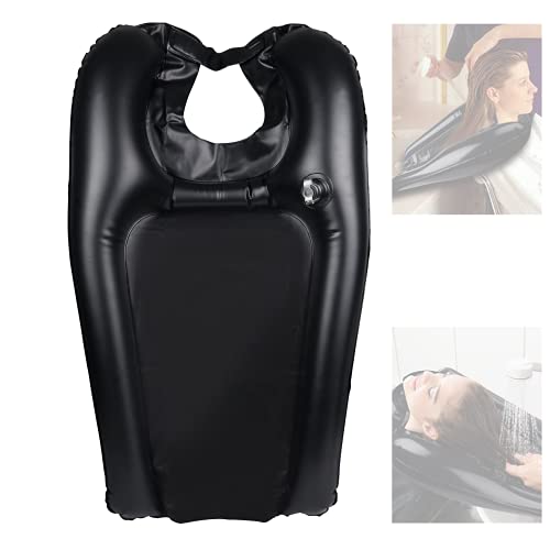 Helios Inflatable Shampoo Bowl, Portable Hair Washing Tray for Bedside and in Bed, Lightweight Basin for Elderly, Disabled, Pregnant, Injured, Bedridden, Handicap, Lightweight Hair Washing Sink