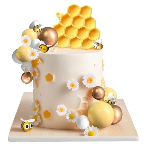 decoraciones para tortas cupcakes abejas panal de miel margaritas y abejitas decorativas para babyshower bridal shower cumpleaños