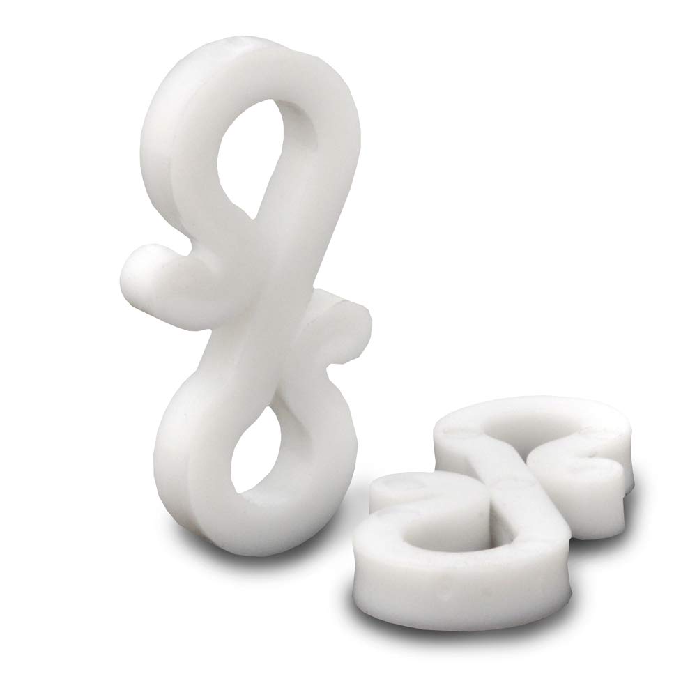 S4U Gutter Hooks, Gutter Hook Multi Pack for Securing Lights to Guttering (240 - White)