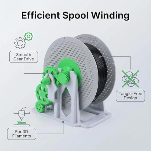 Respooler de filament enrouleur de précision amovible pour impression 3D nette