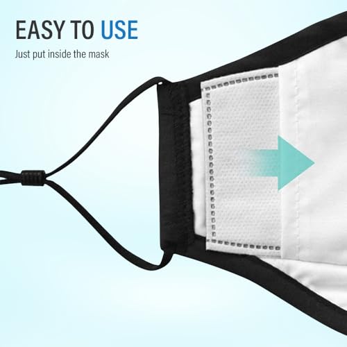 Image of Yugan N99 Filters, Replaceable Refill N99 PM 2.5 Activated Carbon Filter (Pack of 30) (MASK NOT INCLUDED)