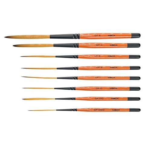 Andrew Mack Drag'n Fly by Ted Turner 8 Brush Set Series DF Sizes 0000-5 Cover