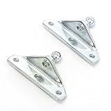 2 Ball Stud Brackets 10mm Compatible with Gas Prop Strut Spring Lift Coated Steel 10mm