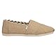 TOMS Herren Recycled Cotton Alpargata Slipper, Dunkel Natur, 39 EU