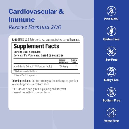 Kyolic Age Cardiovascular & Immune Formula 200