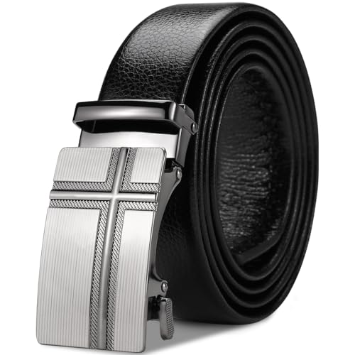 Ceinture homme boucle automatique en similicuir décontracté