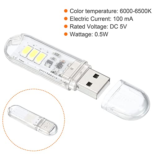 PATIKIL 6000-6500K Mini USB LED Light - Image 4