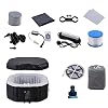 Arebos-SPA-Hinchable-Banera-de-hidromasaje-con-iluminacion-LED-Hinchable-Interior-y-Exterior-154×154-cm-4-Personas-110-chorros-de-Masaje-con-calefaccion-600-litros-Incluida-Cubierta Arebos-SPA-Hinchable-Banera-de-hidromasaje-con-iluminacion-LED-Hinchable-Interior-y-Exterior-154×154-cm-4-Personas-110-chorros-de-Masaje-con-calefaccion-600-litros-Incluida-Cubierta