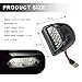 NYTKL 2 PCS Full LED License Plate Light Tag Lamp Assembly, 6500K White Vehicle License Plate Lamp Replacement, Car Tag Light Assembly for F150 F250 F350 Ranger Expedition
