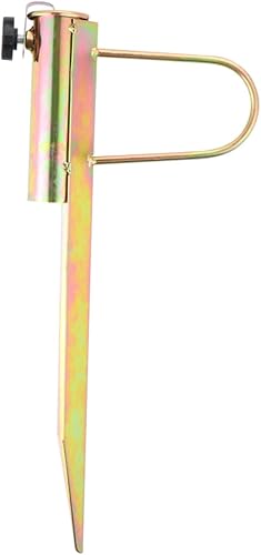 Happyyami Floor Outlet Base Umbrella Pole Holder Stand Patio Umbrella Anchor Beach Umbrella Holder Garden Parasol Stand Holder Beach Umbrella Stand