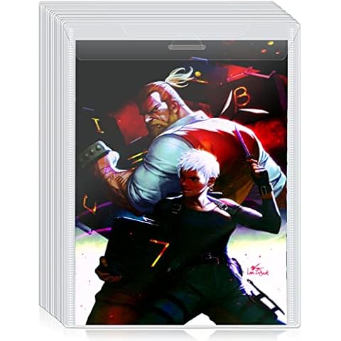 Comic Book Toploader Bags, Resealable Comic Book Bags Comic Storage Boxes Holder Protector Comic Sleeves - Pack of 20 Cover