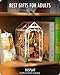 Rolife DIY Book Nook Kit Garden House, DIY Miniature Booknook Kit 3D Creative Decorative Bookend Bookshelf Insert 3D Puzzle for Adults, Halloween/Christmas Decorations/Gifts for Adults (Garden House)