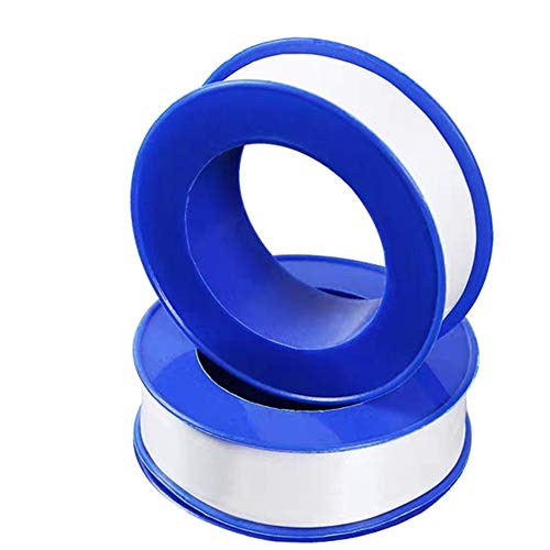 Pack of 10 Rolls PTFE Pipe Sealant Tape, 1/2 inch x 394 inch PTFE Thread Seal Tape, Pipe Water Sealant Plumbers Thread Tape