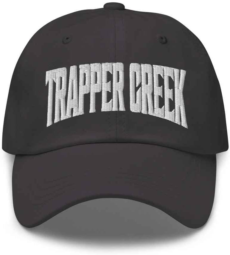 Trapper Creek Baseball Cap Trapper Creek Dad Hat Alaska AK Hat Embroidered Souvenir