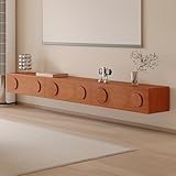 4. **Rangement multifonction** : le design de la console multimédia avec rangement offre un grand espace de rangement pour les télécommandes TV, les magazines et autres petits articles. Le design ouvert permet non seulement un accès facile, mais permet également l'affichage d'articles décoratifs, rendant l'espace plus personnalisé et améliorant l'esthétique générale.