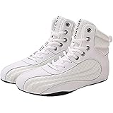 Muy ligero: el material liviano utilizado en el cuerpo del zapato, te hace moverse con flexibilidad en la lucha libre. Diseñado para combatir deportes como boxeo, lucha libre, kung fu, artes marciales.