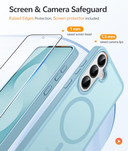 Image of FNTCASE for Samsung Galaxy S26 FE Case / S25 FE Case, with Screen Protector