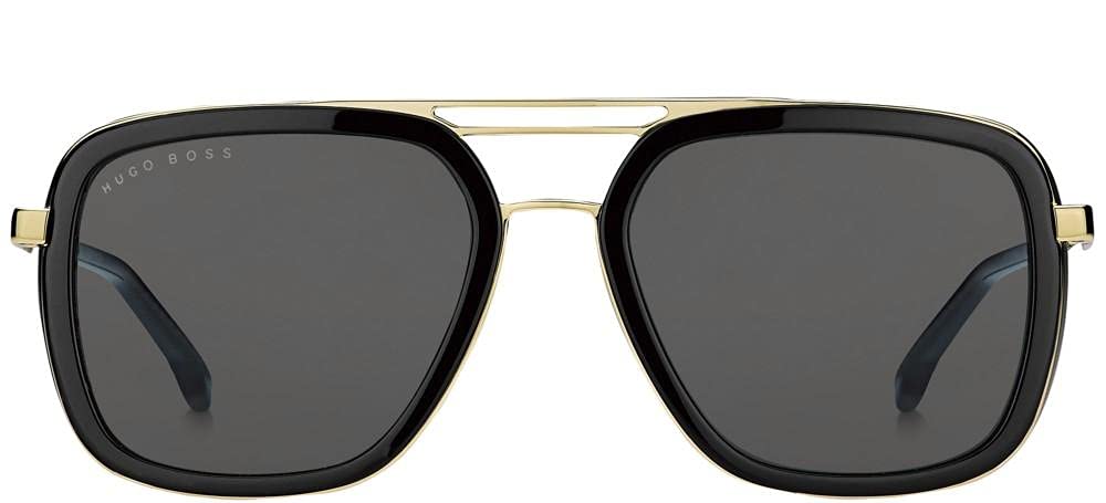 Boss 1235/S BLACK/GREY 55/19/145 Herrenbrillen Sonnenbrillen