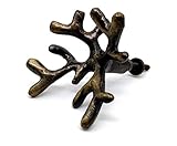 5MOONSUN5's Coral knobs Pack of 2 | Iron Kitchen Cabinet Knobs | Antique Door Pulls | Coral Bathroom Cabinet Handles and KnobsBathroom Cabinet Handles and Knobs | Antique Door Pulls