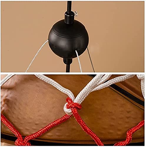 MQJ Lampadario in Vetro da Basket, Plafoniera a