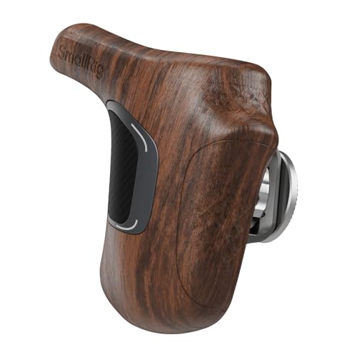 Image of SmallRig Rotating Right-Side Wooden Handle for ARRI Rosette, Load Capacity to 15kg / 33lbs, Flexible Position Adjustment, Ergonomic Design & Anti-Slip Design