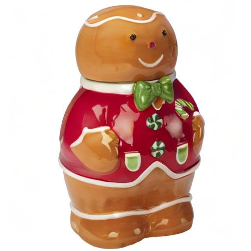 Pot à biscuits pain d'épices 3D anti-humidité Holiday Magic 2041g