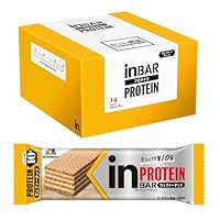 inバー プロテイン ナッツ (14本入×1箱) プロテインバー 復活 再発売 ナッツペースト ウェファー ウエハース 高タンパク10g 森永製菓 【Amazon.co.jp限定】